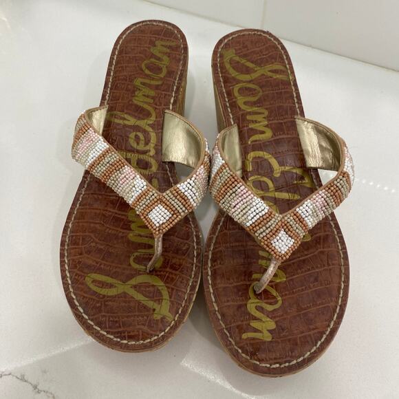 Sam Edelman sandals‎ wedge size 9M - Picture 1 of 6